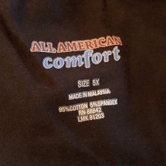 Pants  New stretch Plus Size black Sz 5x - Picture 4 of 4